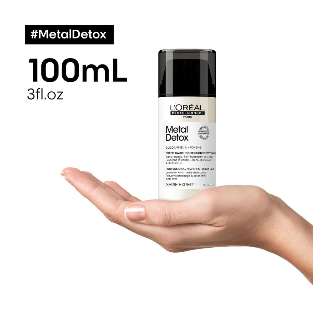 Crema para peinar protección UV Metal Detox Anti-Quiebre para Cabello Dañado 100ml L'Oréal Professionnel
