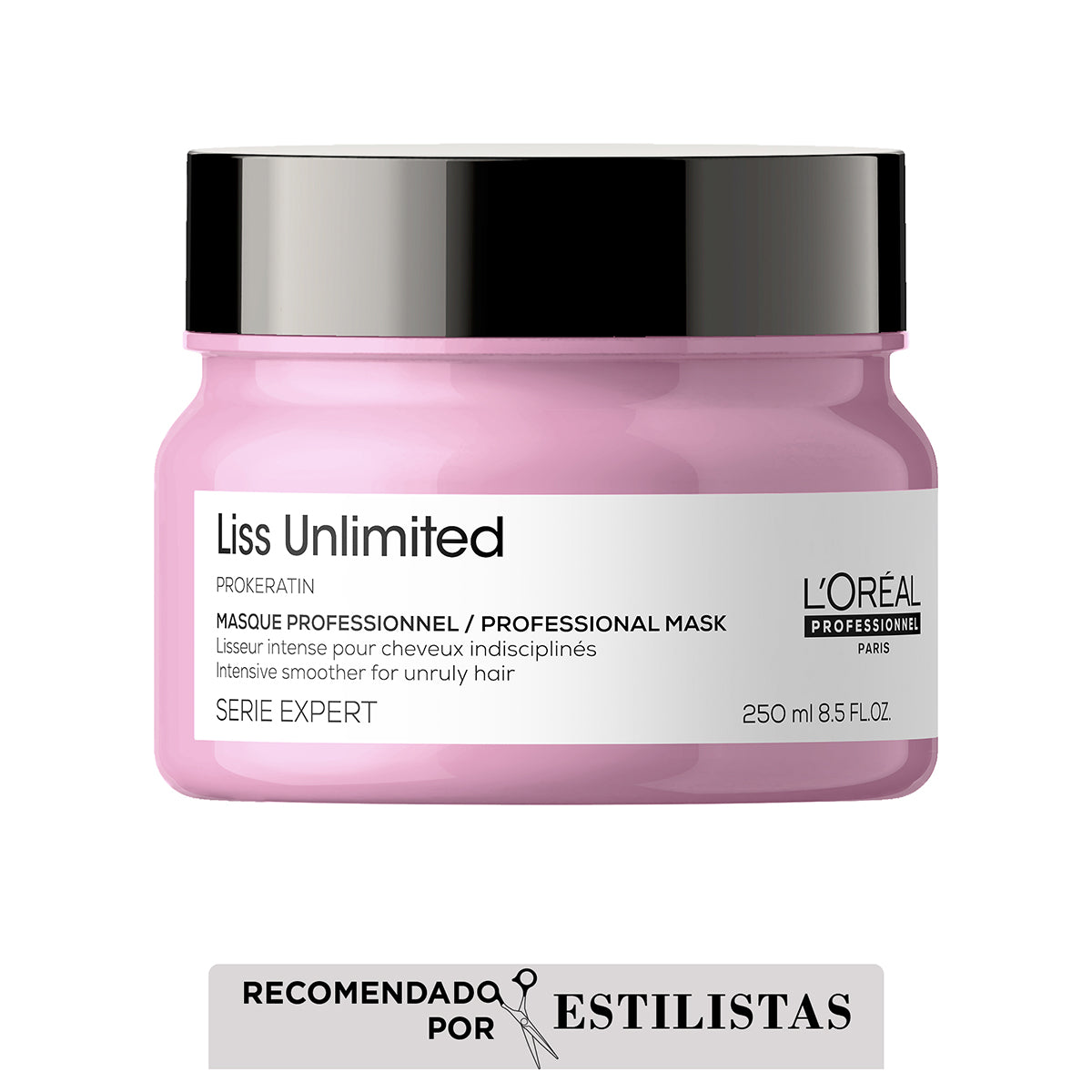 Mascarilla Liss Unlimited control anti frizz Loreal professionnel 250ml