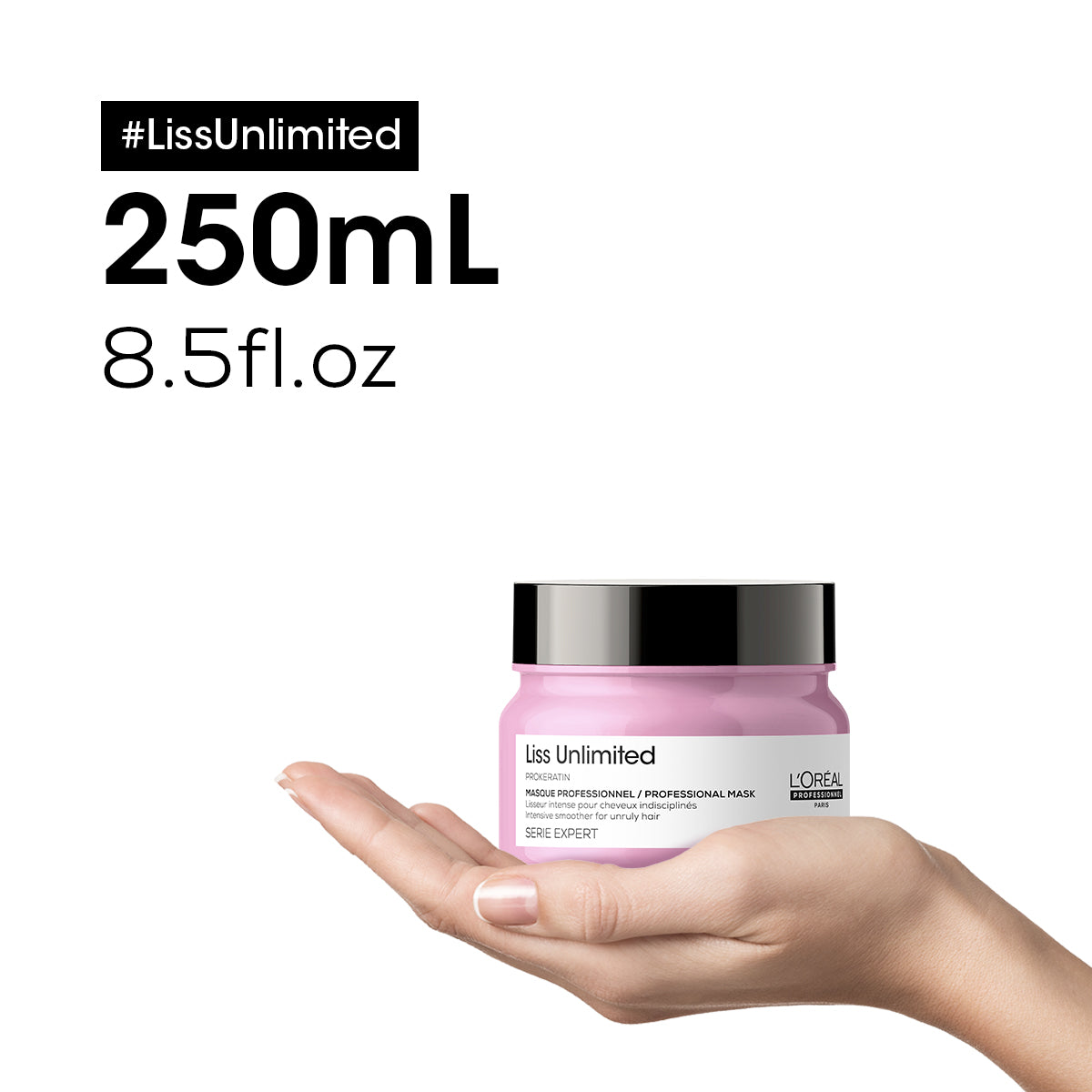 Mascarilla Liss Unlimited control anti frizz Loreal professionnel 250ml