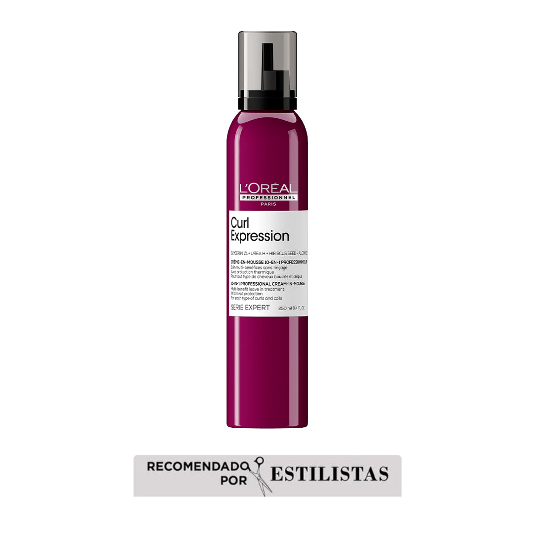 Crema en mousee Curl Expression cuidado cabello rizado L'Oréal Professionnel 250ML