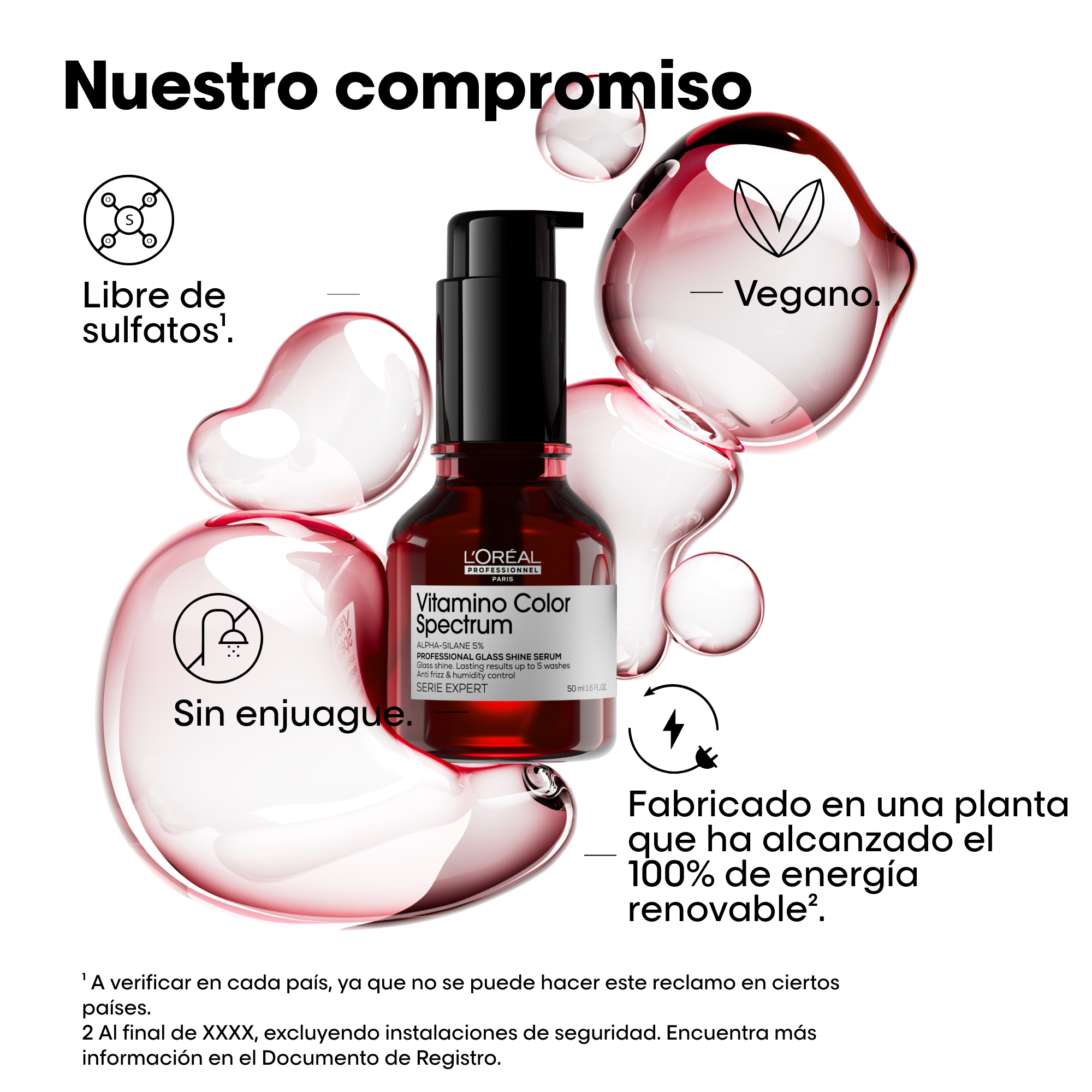 Sérum Glass Shine Vitamino Color Spectrum L'Oréal Professionnel 50ml