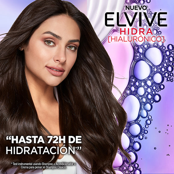 CHAMPU ELVIVE HIDRA HIALURONICO 370 mL