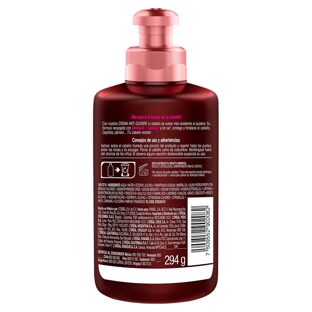 Elvive Anti-Hair Fall Crema para Peinar 300ml