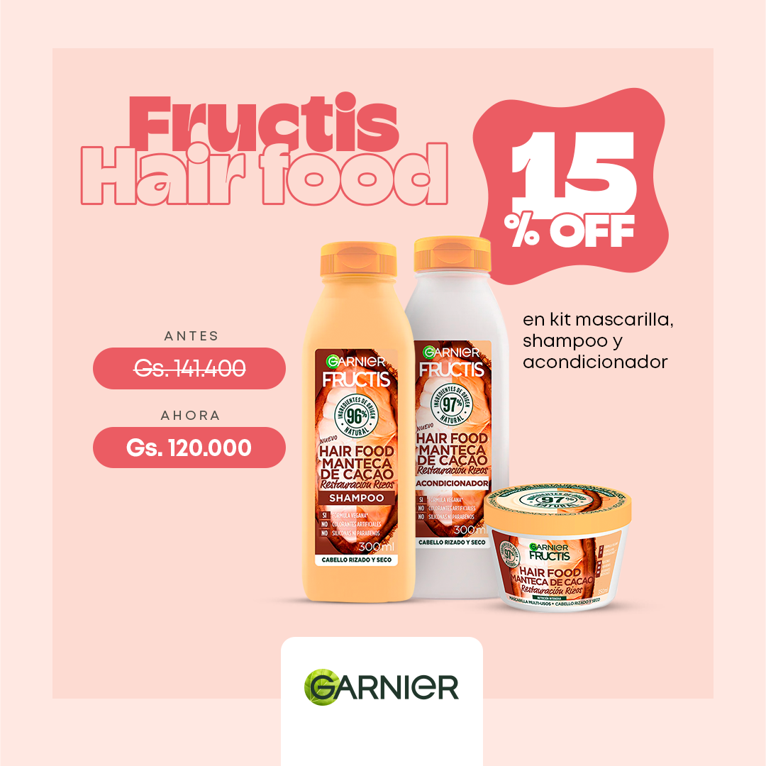 Kit Fructis Hair food Cacao