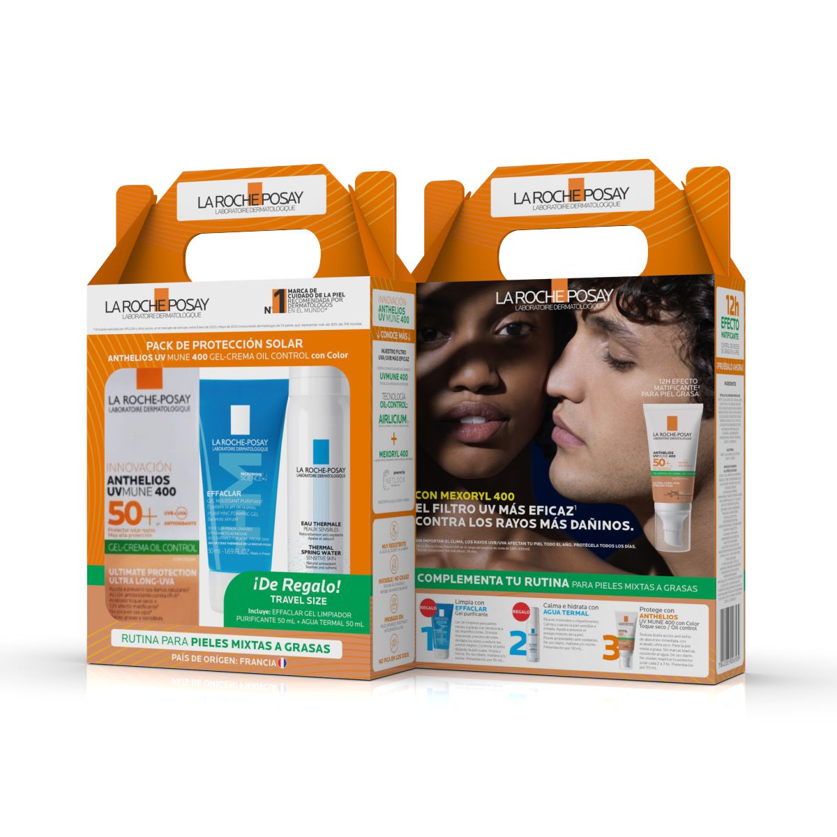 La Roche Posay- Travel Pack Toque Seco Color