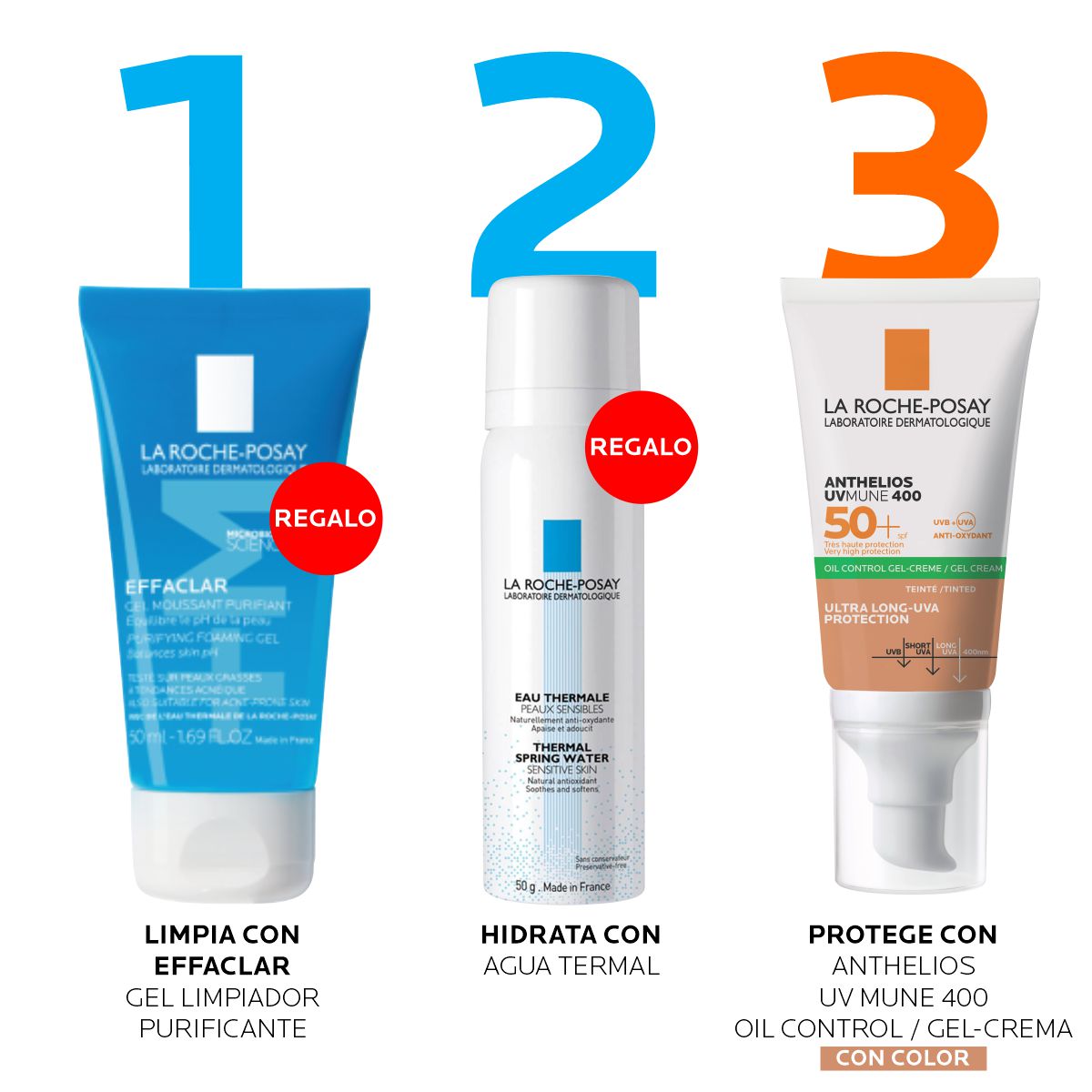 La Roche Posay- Travel Pack Toque Seco Color