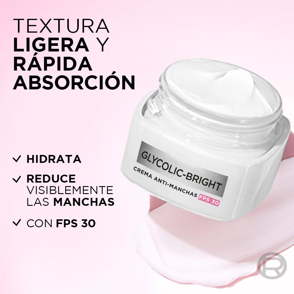 Glycolic Crema facial día FPS30 - 50 ML